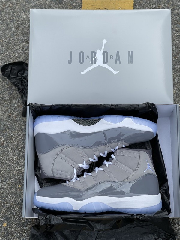 Authentic Air Jordan 11 Cool Grey 2021