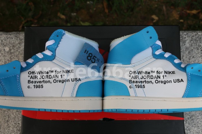 Authentic OFF-WHITE x Air Jordan 1 “UNC”