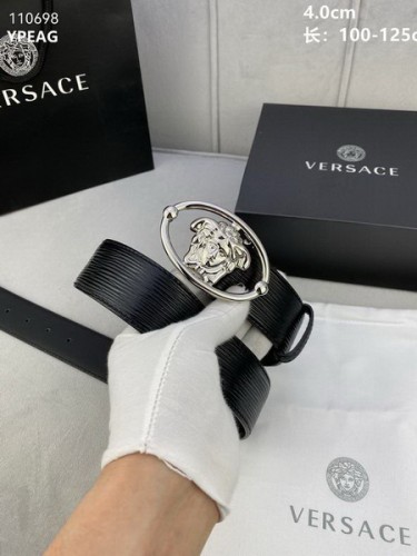 Super Perfect Quality Versace Belts(100% Genuine Leather,Steel Buckle)-800