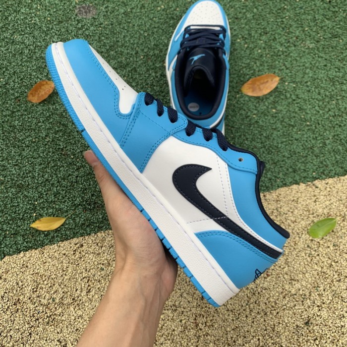 Authentic Air Jordan 1 Low“ UNC”