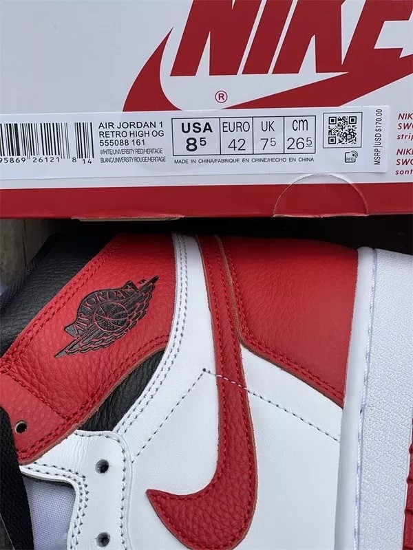 Authentic Air Jordan 1 High OG “Heritage”