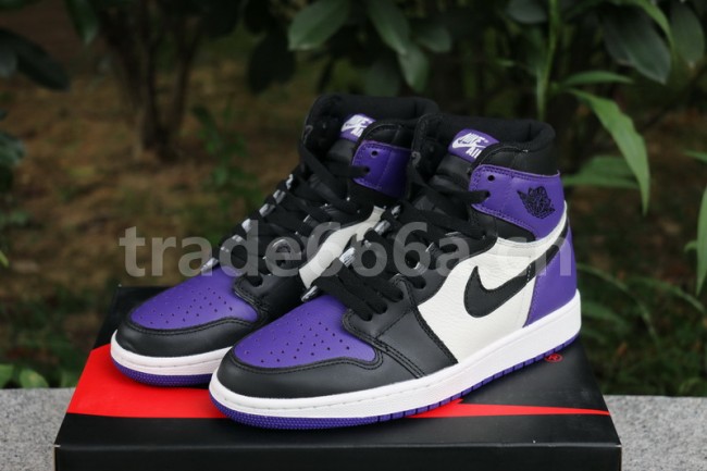 Authentic Air Jordan 1 “Court Purple”