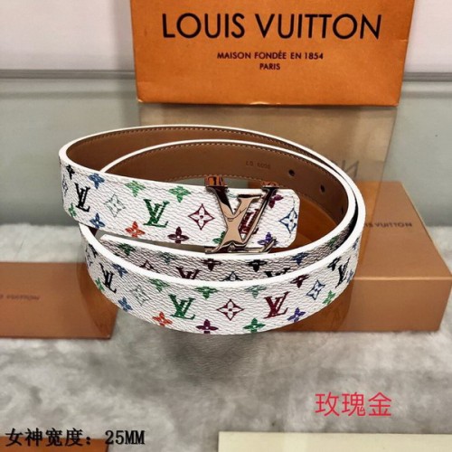 Super Perfect Quality LV Belts(100% Genuine Leather Steel Buckle)-4358