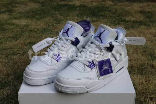 Authentic Air Jordan 4 “Purple Metallic”