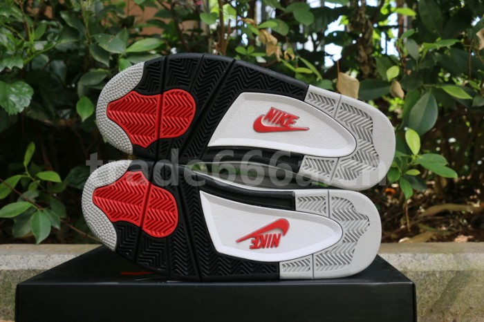 Authentic Air Jordan 4 “White Cement”