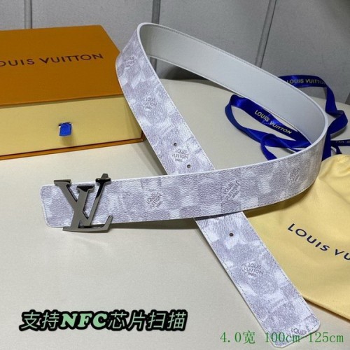 Super Perfect Quality LV Belts(100% Genuine Leather Steel Buckle)-2839
