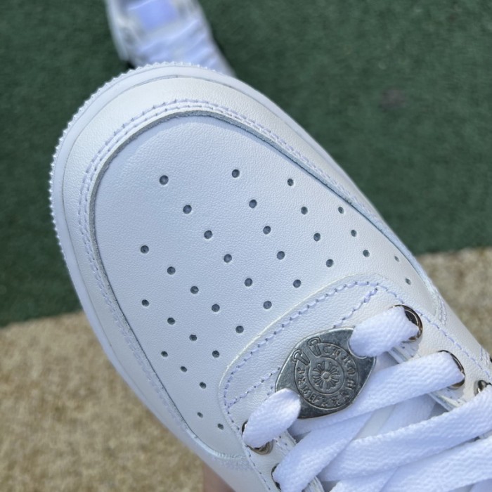 Authentic Chrome Heart x Air Force 1 Low White