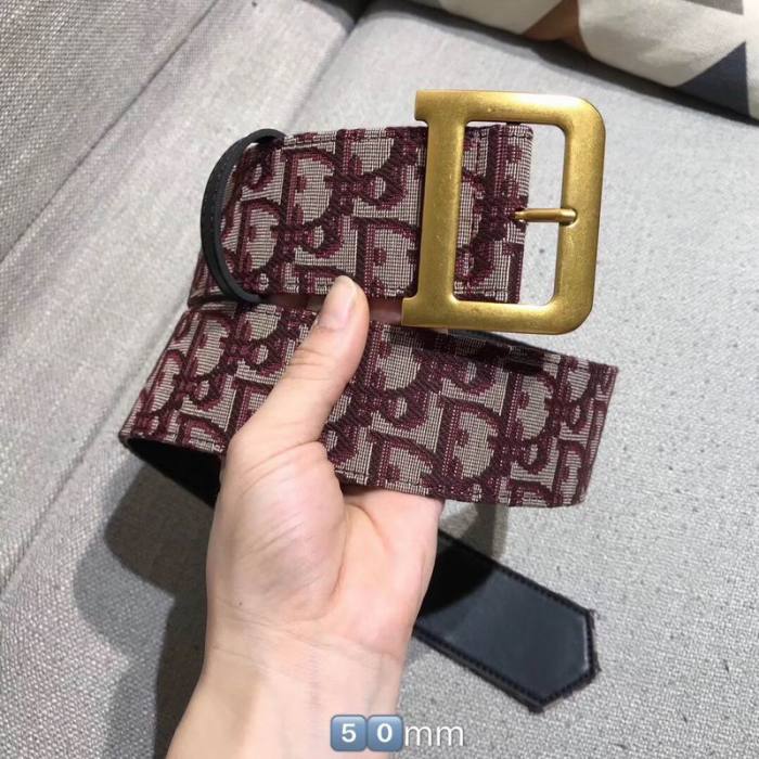 Super Perfect Quality Dior Belts(100% Genuine Leather,steel Buckle)-125