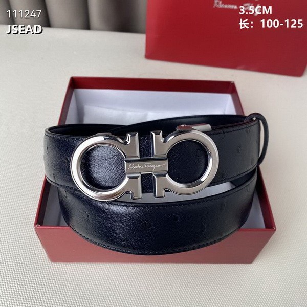 Super Perfect Quality Ferragamo Belts(100% Genuine Leather,steel Buckle)-1699