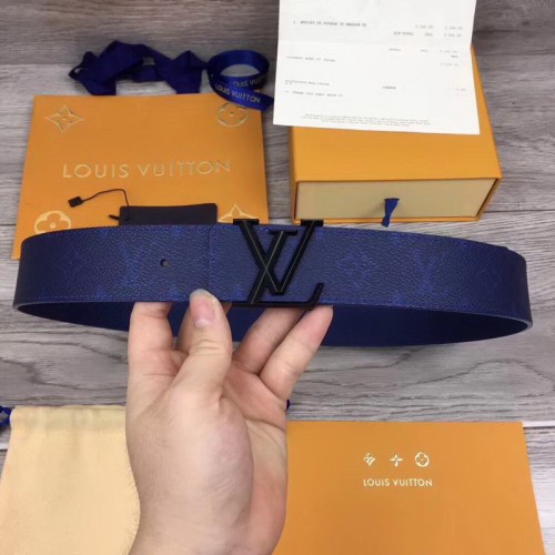 Super Perfect Quality LV Belts(100% Genuine Leather Steel Buckle)-1352