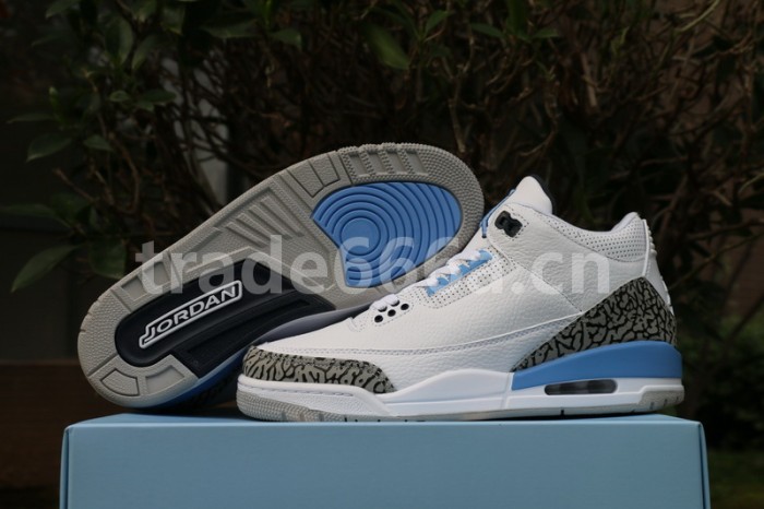 Authentic Air Jordan 3 “UNC” 2020
