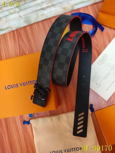 Super Perfect Quality LV Belts(100% Genuine Leather Steel Buckle)-1698