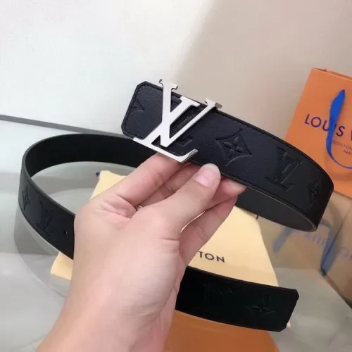 Super Perfect Quality LV Belts(100% Genuine Leather Steel Buckle)-2093