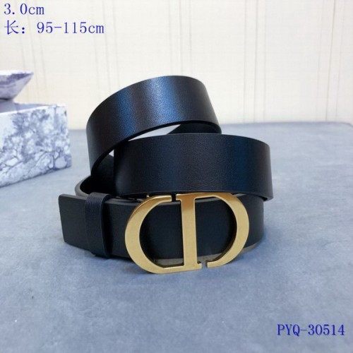 Super Perfect Quality Dior Belts(100% Genuine Leather,steel Buckle)-728