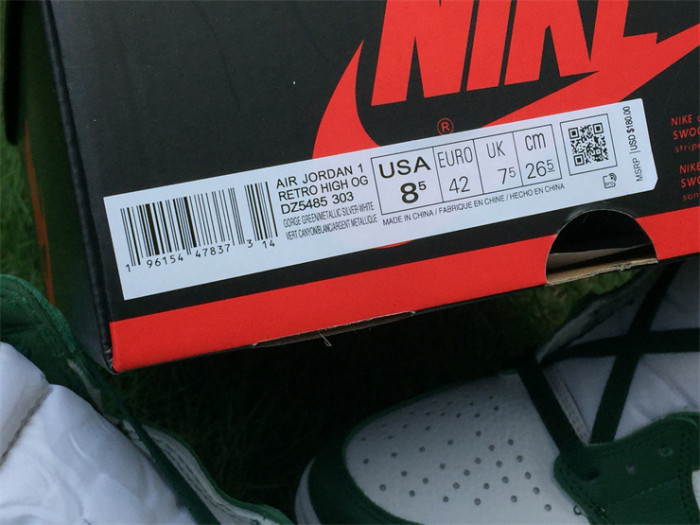 Authentic Air Jordan 1 High Gorge Green