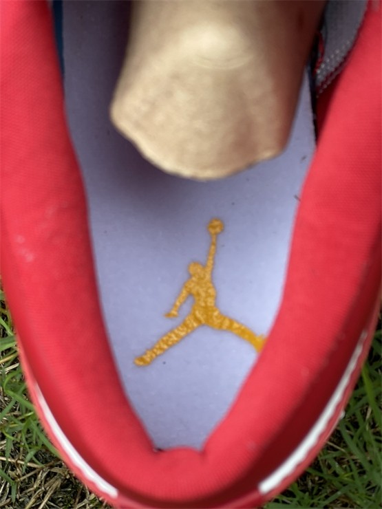 Authentic Air Jordan 1 Low White Red