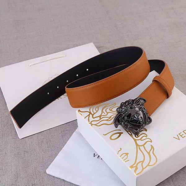 Super Perfect Quality Versace Belts(100% Genuine Leather,Steel Buckle)-595