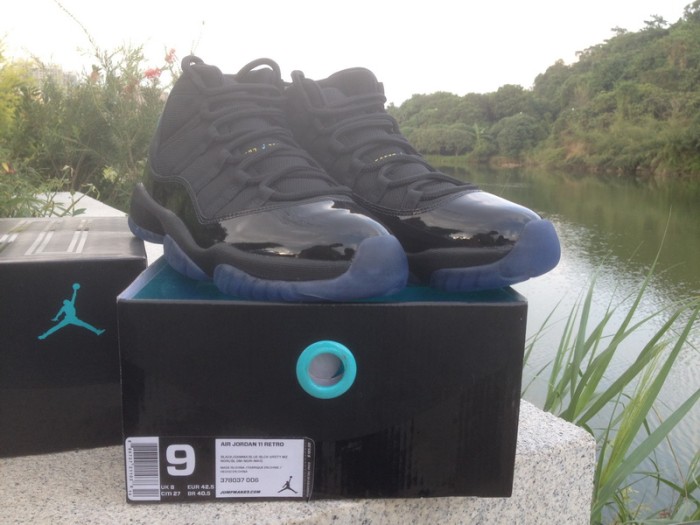 Authentic Air Jordan 11 Gamma Blue shoes