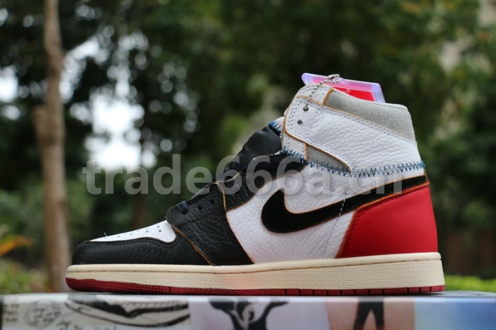 Authentic Union x Air Jordan 1 Retro High OG NRG White Red