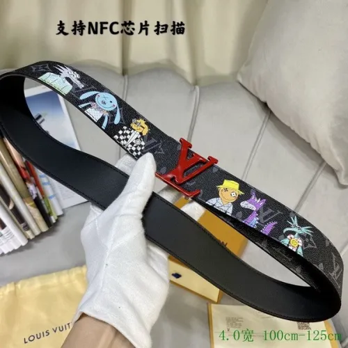 Super Perfect Quality LV Belts(100% Genuine Leather Steel Buckle)-4091