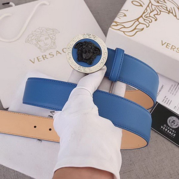 Super Perfect Quality Versace Belts(100% Genuine Leather,Steel Buckle)-566