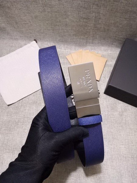 Super Perfect Quality Prada Belts(100% Genuine Leather,Reversible Steel Buckle)-015