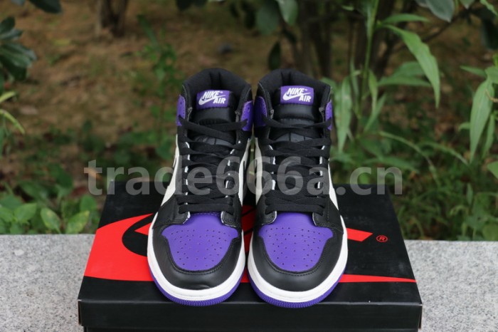 Authentic Air Jordan 1 “Court Purple”