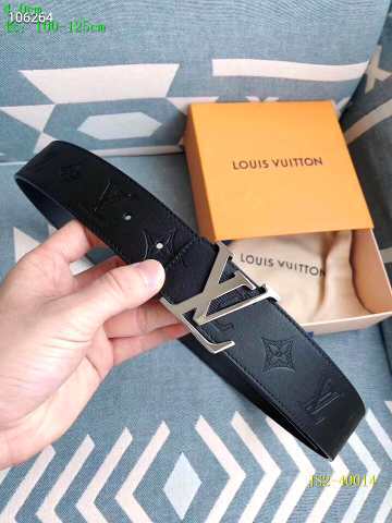 Super Perfect Quality LV Belts(100% Genuine Leather Steel Buckle)-2539