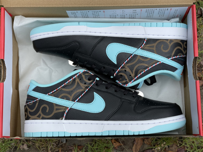 Authentic Nike Dunk Low “Barber Shop”
