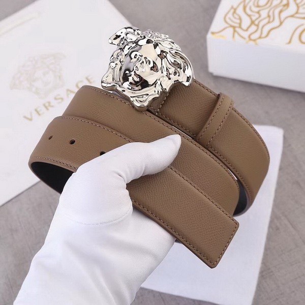 Super Perfect Quality Versace Belts(100% Genuine Leather,Steel Buckle)-302