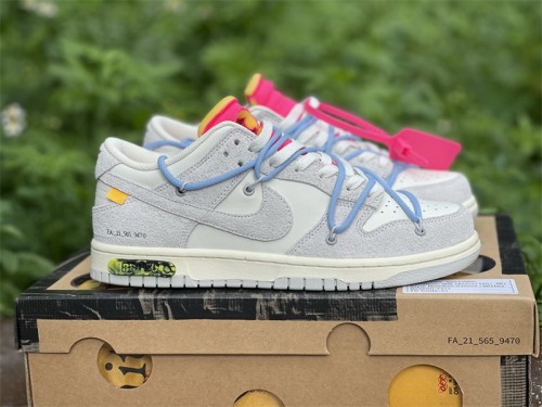 Authentic OFF-WHITE x Nike Dunk Low “The 50” DJ0950 113