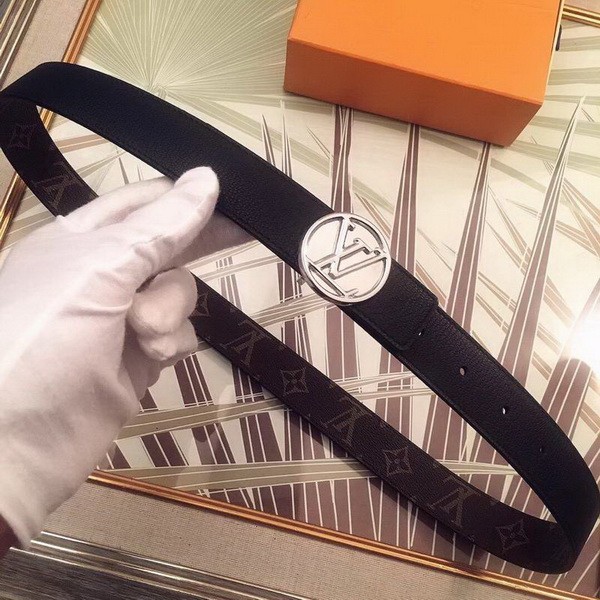 Super Perfect Quality LV women Belts(100% Genuine Leather,Steel Buckle)-179