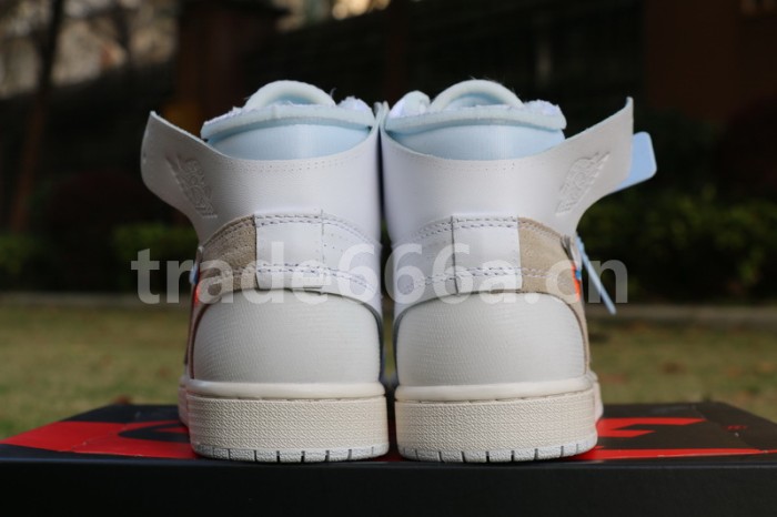 Authentic Off White x Air Jordan 1 White