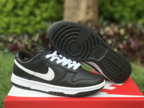 Authentic Nike Dunk Low Retro Black White DJ6188-002 Women Shoes