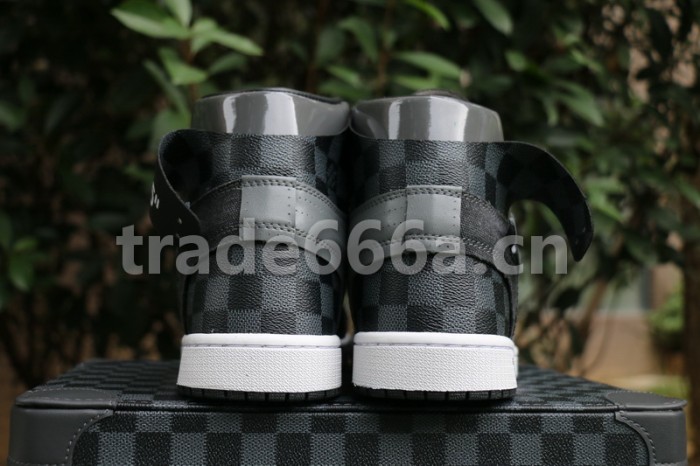Authentic Off White X LV x Air Jordan 1 Black