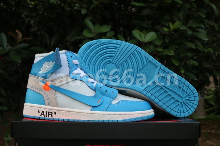 Authentic OFF-WHITE x Air Jordan 1 “UNC”