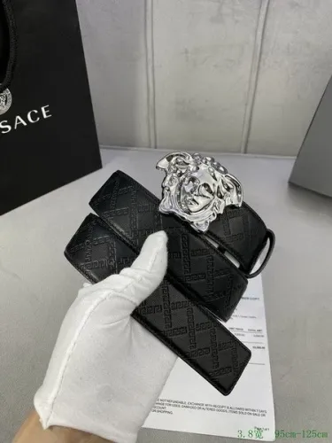 Super Perfect Quality Versace Belts(100% Genuine Leather,Steel Buckle)-1332