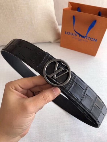 Super Perfect Quality LV Belts(100% Genuine Leather Steel Buckle)-1959