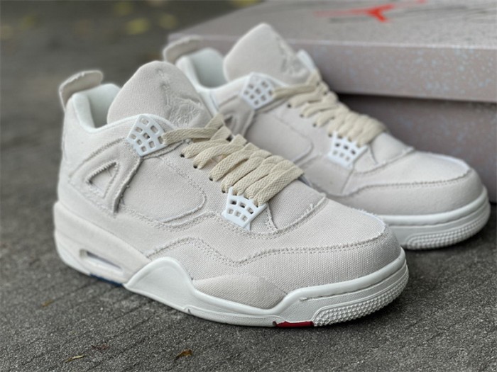 Authentic Air Jordan 4 “Canvas”