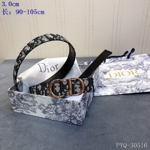 Super Perfect Quality Dior Belts(100% Genuine Leather,steel Buckle)-726
