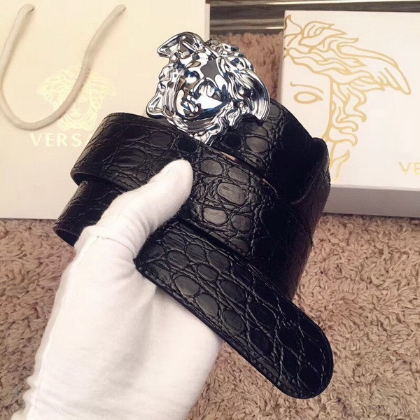 Super Perfect Quality Versace Belts(100% Genuine Leather,Steel Buckle)-133