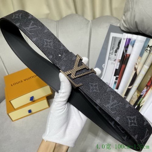 Super Perfect Quality LV Belts(100% Genuine Leather Steel Buckle)-3027