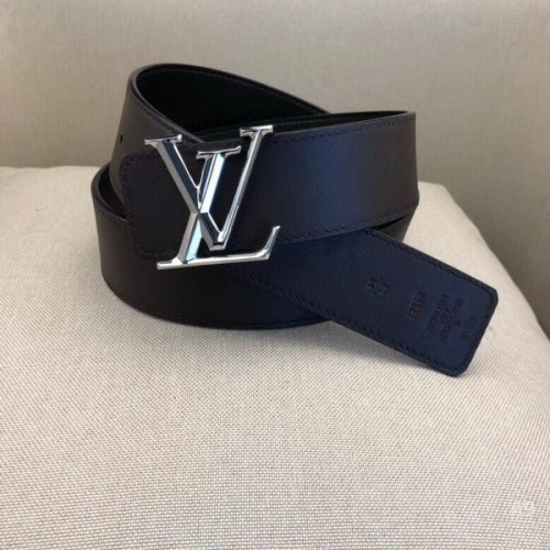 Super Perfect Quality LV Belts(100% Genuine Leather Steel Buckle)-2128