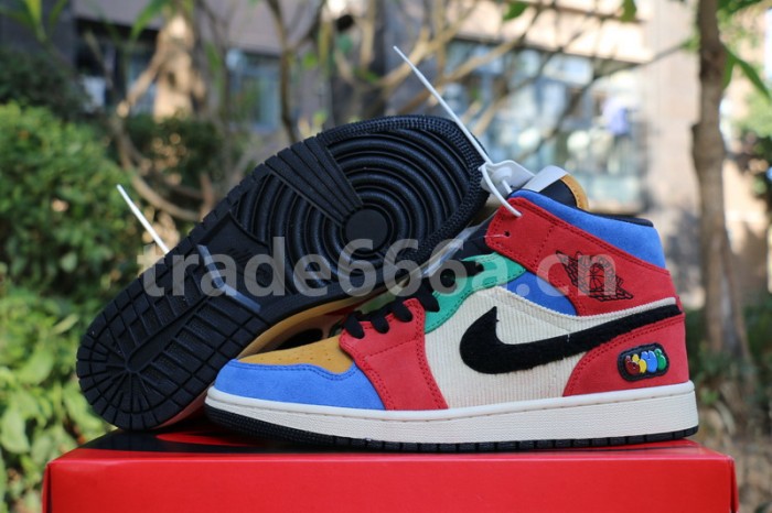 Authentic Blue The Great x Air Jordan 1 Mid “Fearless”