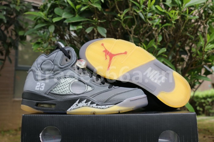 Authentic OFF-WHITE x Air Jordan 5