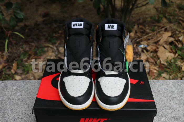 Authentic Air Jordan 1 NRG “No L’s” Black Yellow