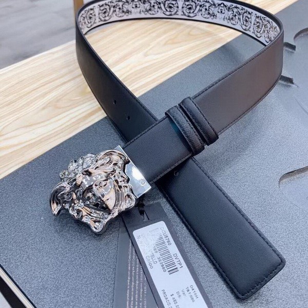 Super Perfect Quality Versace Belts(100% Genuine Leather,Steel Buckle)-585