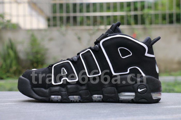 Authentic Nike More Uptempo “Black/White”