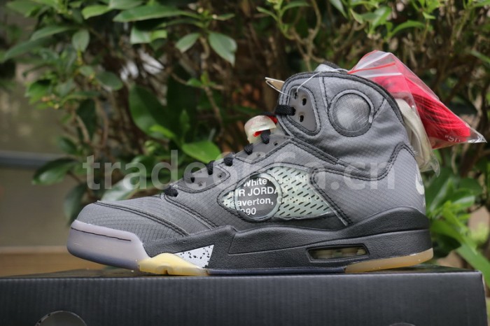 Authentic OFF-WHITE x Air Jordan 5