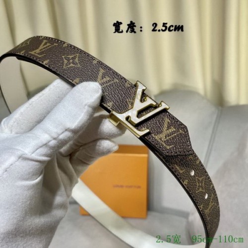 Super Perfect Quality LV Belts(100% Genuine Leather Steel Buckle)-4355